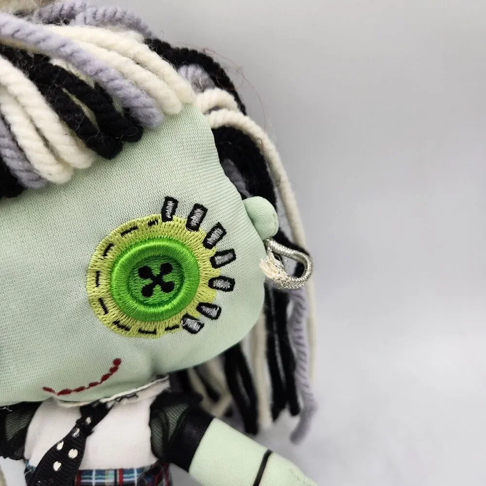 Monster High Frankie Stein Plush Rag Doll Yarn Hair Button Eyes 9-Inch